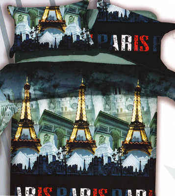 64% OFF on Wrap Polyester Abstract Double Bedsheet