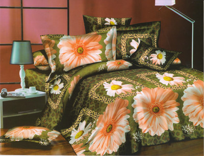 41% OFF on Skap Polycotton Floral Double Bedsheet