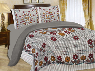 20% OFF on Sangam Target Cotton Printed Double Bedsheet