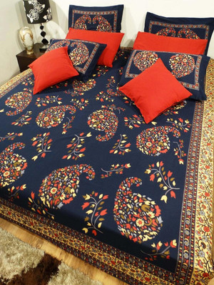 44% OFF on Heritagefabs Cotton Printed Double Bedsheet 44% OFF on Heritagefabs Cotton Printed Double Bedsheet