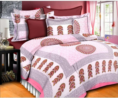 53% OFF on Handicana Cotton Printed Double Bedsheet 53% OFF on Handicana Cotton Printed Double Bedsheet
