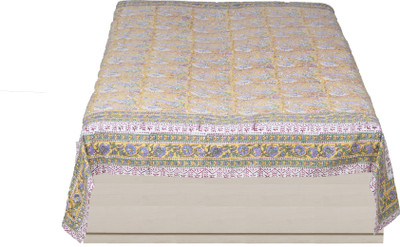 14% OFF on Rama Cotton Floral Single Bedsheet