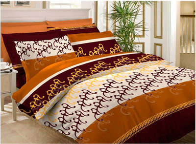 9% OFF on Bombay Dyeing Cotton Printed Double Bedsheet