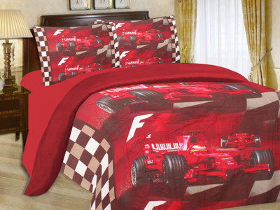 20% OFF on Cadillac Cotton Printed Double Bedsheet