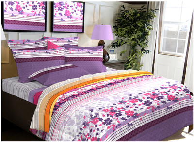 20% OFF on Stellar Home USA Cotton Printed Double Bedsheet