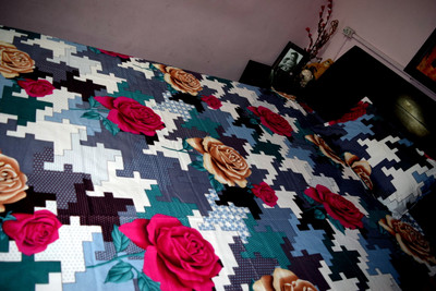 24% OFF on Rajasthani Decor Cotton Printed Single Bedsheet