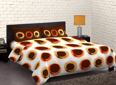 Portico New York Cotton Printed Double Bedsheet 1 Bed Sheet, 2 Pillow Covers, Multi Colour Portico New York Cotton Printed Double Bedsheet 1 Bed Sheet, 2 Pillow Covers, Multi Colour