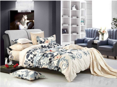 26% OFF on Zigma collections Cotton Printed King Bedsheet