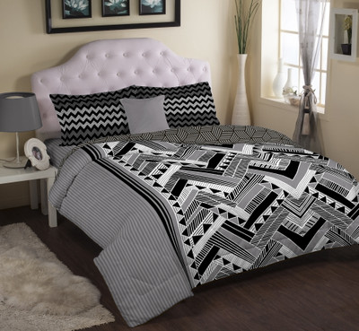 20% OFF on Stellar Home USA Polycotton Printed Double Bedsheet