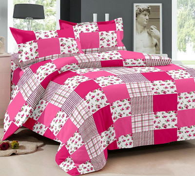 75% OFF on Ahmedabad Cotton Cotton Floral Double Bedsheet 1 Double Bedsheet & 2 Pillow Covers, Pink, White 75% OFF on Ahmedabad Cotton Cotton Floral Double Bedsheet 1 Double Bedsheet & 2 Pillow Covers, Pink, White