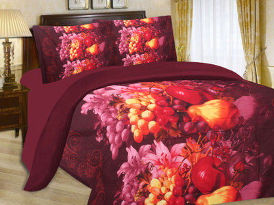 20% OFF on Cadillac Cotton Printed Double Bedsheet