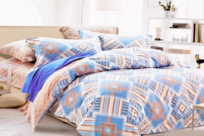 50% OFF on Valtellina Cotton Printed Double King Bedsheet