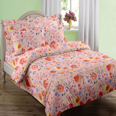 Swaas Cotton Printed Double King Bedsheet
