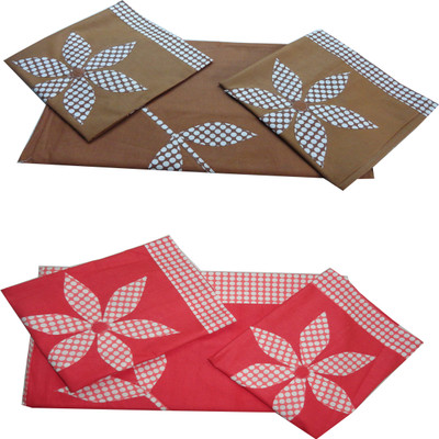 43% OFF on Kalash Cotton Printed Double Fitted Bedsheet