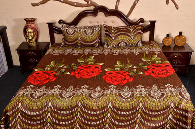 56% OFF on Urban Style Cotton Printed Double Bedsheet 1 Double Bedsheet, 2 Pillow Cover, Multicolor