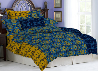 8% OFF on Bombay Dyeing Polycotton Printed Double Bedsheet 2 Pillow Covers, 1 Bedsheet