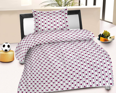 Caps Cotton Floral Single Bedsheet