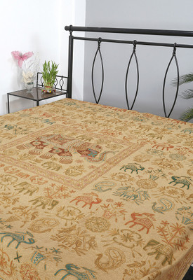 58% OFF on Rajrang Cotton Abstract Double Bedsheet 1 Bedsheet, Multicolor