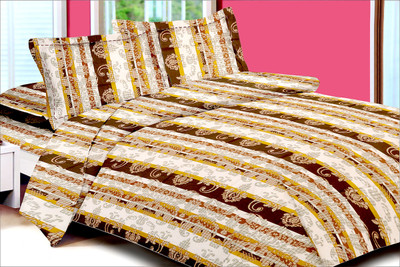 72% OFF on Ahmedabad Cotton Cotton Geometric Double Bedsheet 1 Double Bedsheet, 2 Pillow Covers, Brown 72% OFF on Ahmedabad Cotton Cotton Geometric Double Bedsheet 1 Double Bedsheet, 2 Pillow Covers, Brown