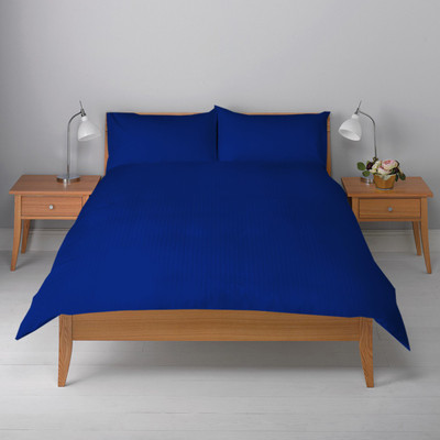 16% OFF on Scala Cotton Striped Double Bedsheet