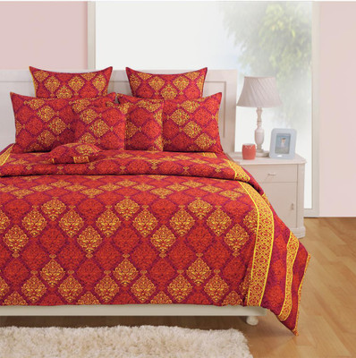25% OFF on Swayam Cotton Floral Single Bedsheet