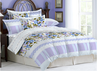 10% OFF on Bombay Dyeing Cotton Floral Double Bedsheet 1 Bedsheet, 2 Pillow Covers