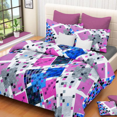 52% OFF on Aneka Cotton Geometric Double Bedsheet 1 Bedsheet, 2 Pillow Covers, Multicolor 52% OFF on Aneka Cotton Geometric Double Bedsheet 1 Bedsheet, 2 Pillow Covers, Multicolor