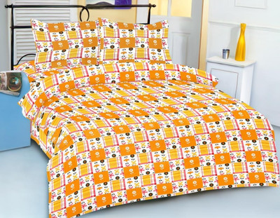 29% OFF on Royal Crust Cotton Floral Double Bedsheet