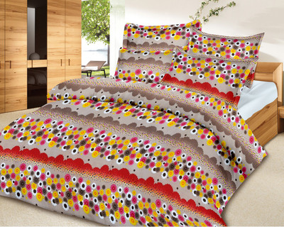60% OFF on Urban Style Cotton Floral Double Bedsheet 1 Bedsheet, Multicolor