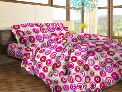 35% OFF on Bombay Dyeing Cotton Geometric Double Bedsheet 1 Bed Sheet, 2 Pillow Covers, Pink 35% OFF on Bombay Dyeing Cotton Geometric Double Bedsheet 1 Bed Sheet, 2 Pillow Covers, Pink