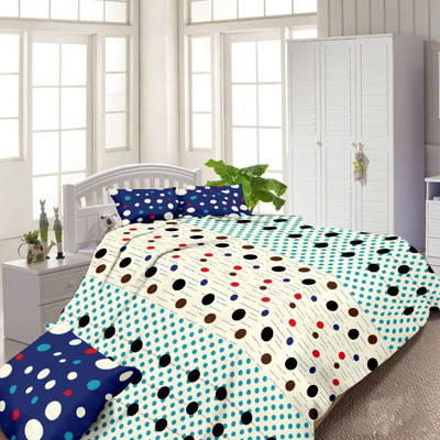 65% OFF on Urban Style Cotton Printed Double Bedsheet 1 Bedsheet, 2 Pillow covers, Blue 65% OFF on Urban Style Cotton Printed Double Bedsheet 1 Bedsheet, 2 Pillow covers, Blue