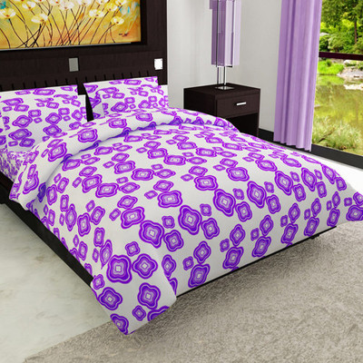 By Adab Cotton Polka King Bedsheet