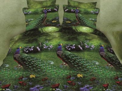 50% OFF on Dexim Polyester Silk Blend Animal Double Bedsheet Bed Sheet With Two Pillow Cover, Green 50% OFF on Dexim Polyester Silk Blend Animal Double Bedsheet Bed Sheet With Two Pillow Cover, Green