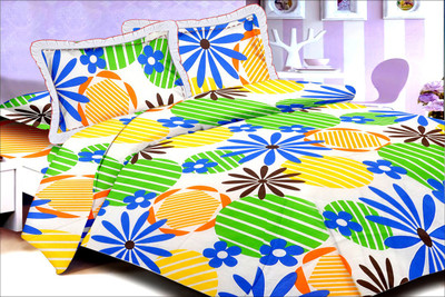 Fashigo Cotton Abstract Double Bedsheet 1 Double Bedsheet, 2 Pillow Covers, Multicolor Fashigo Cotton Abstract Double Bedsheet 1 Double Bedsheet, 2 Pillow Covers, Multicolor