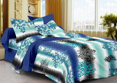 65% OFF on Cenizas Cotton Floral Double Bedsheet 1 Bedsheet, 2 Pillow Covers, Blue 65% OFF on Cenizas Cotton Floral Double Bedsheet 1 Bedsheet, 2 Pillow Covers, Blue