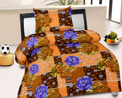 24% OFF on Caps Cotton Self Design Single Bedsheet