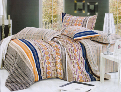 38% OFF on Gran Cotton Abstract King Bedsheet