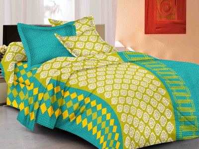 60% OFF on MB Cotton Geometric Double Bedsheet 1-Double BedSheet, 2 Pillow Covers, Multicolor 60% OFF on MB Cotton Geometric Double Bedsheet 1-Double BedSheet, 2 Pillow Covers, Multicolor