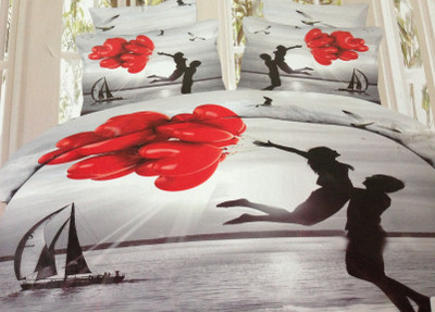 26% OFF on Tima Cotton Printed King Bedsheet Bedsheet, 2 Pillow Covers, Grey