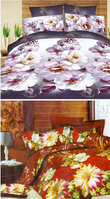 51% OFF on Fabhomes Polycotton Floral Double Bedsheet 51% OFF on Fabhomes Polycotton Floral Double Bedsheet