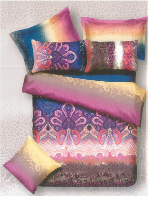 37% OFF on Ross Luxury Living Cotton Graphic Double King Bedsheet