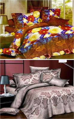 76% OFF on Fabhomes Polycotton Floral Double Bedsheet 76% OFF on Fabhomes Polycotton Floral Double Bedsheet