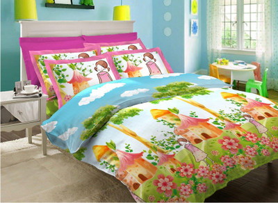 2% OFF on Bombay Dyeing Cotton Printed Double Bedsheet 2 Pillow Covers, 1 Bedsheet 2% OFF on Bombay Dyeing Cotton Printed Double Bedsheet 2 Pillow Covers, 1 Bedsheet