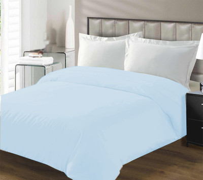 62% OFF on HandloomTrendz Cotton Solid Single Bedsheet