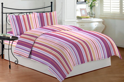 20% OFF on Bombay Dyeing Cotton Printed Double Bedsheet 2 Pillow Covers, 1 Bedsheet, Multicolor