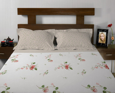 Rosebys London Cotton Floral Double Bedsheet