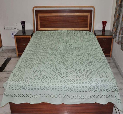 25% OFF on Lal Haveli Cotton Abstract Double Bedsheet