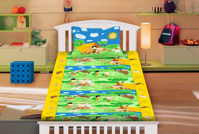 MYCK Cotton Abstract Single Bedsheet MYCK Cotton Abstract Single Bedsheet