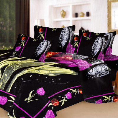 50% OFF on Aapno Rajasthan Cotton Floral Double Bedsheet