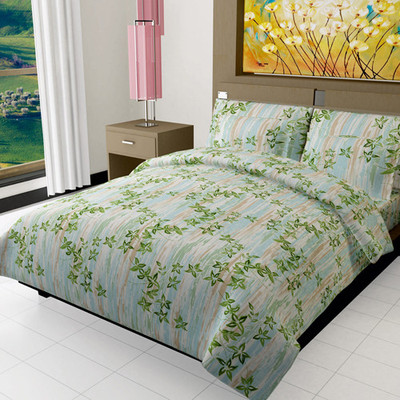 By Adab Cotton Floral King Bedsheet
